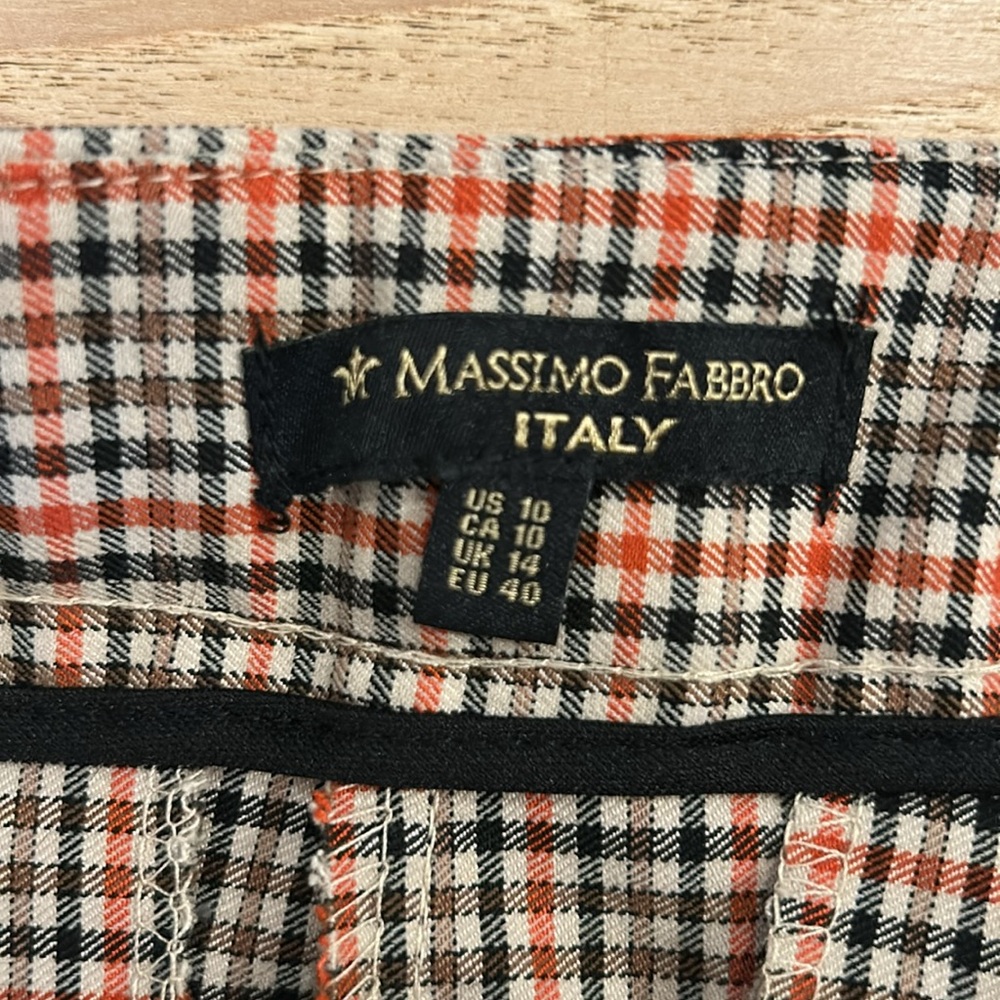 NWT massimo fabbro Italy pants size 10 - Picture 4 of 7